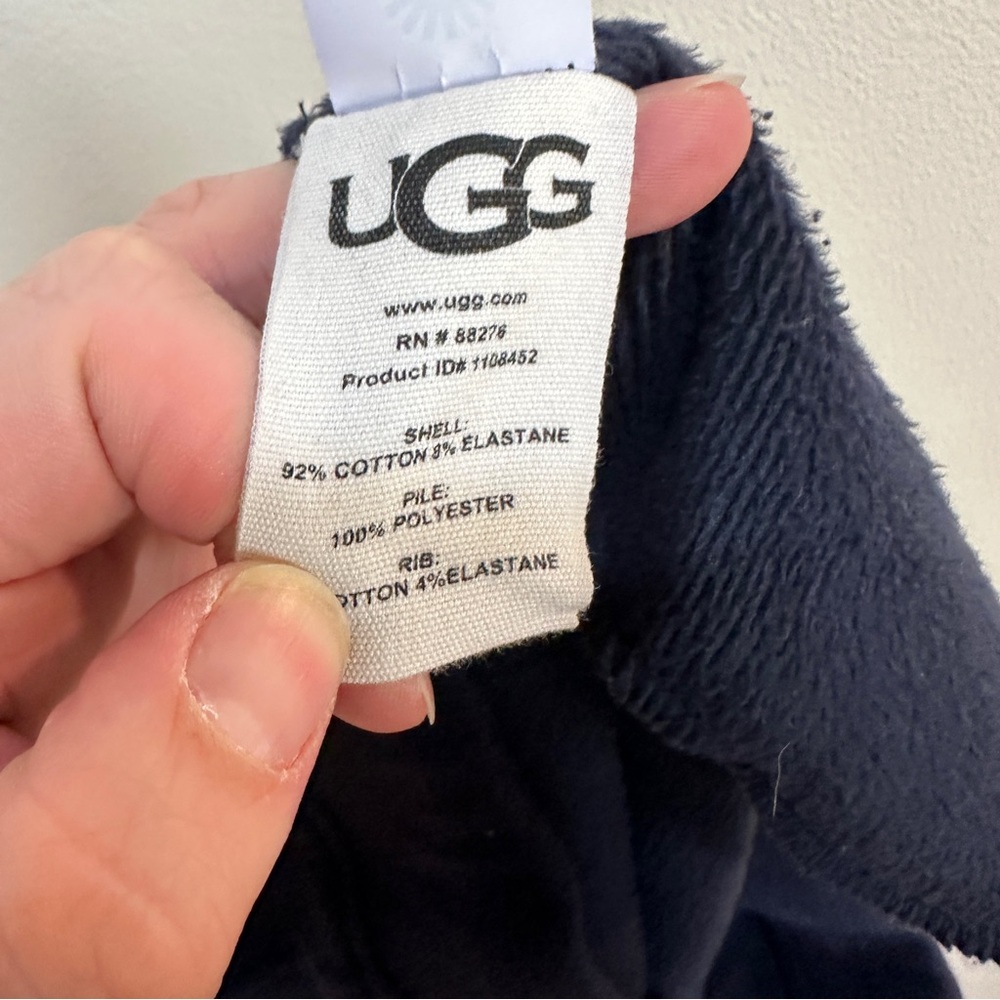 UGG Navy Blue Joggers Sweatpants Women’s Sz Large - Picture 7 of 7